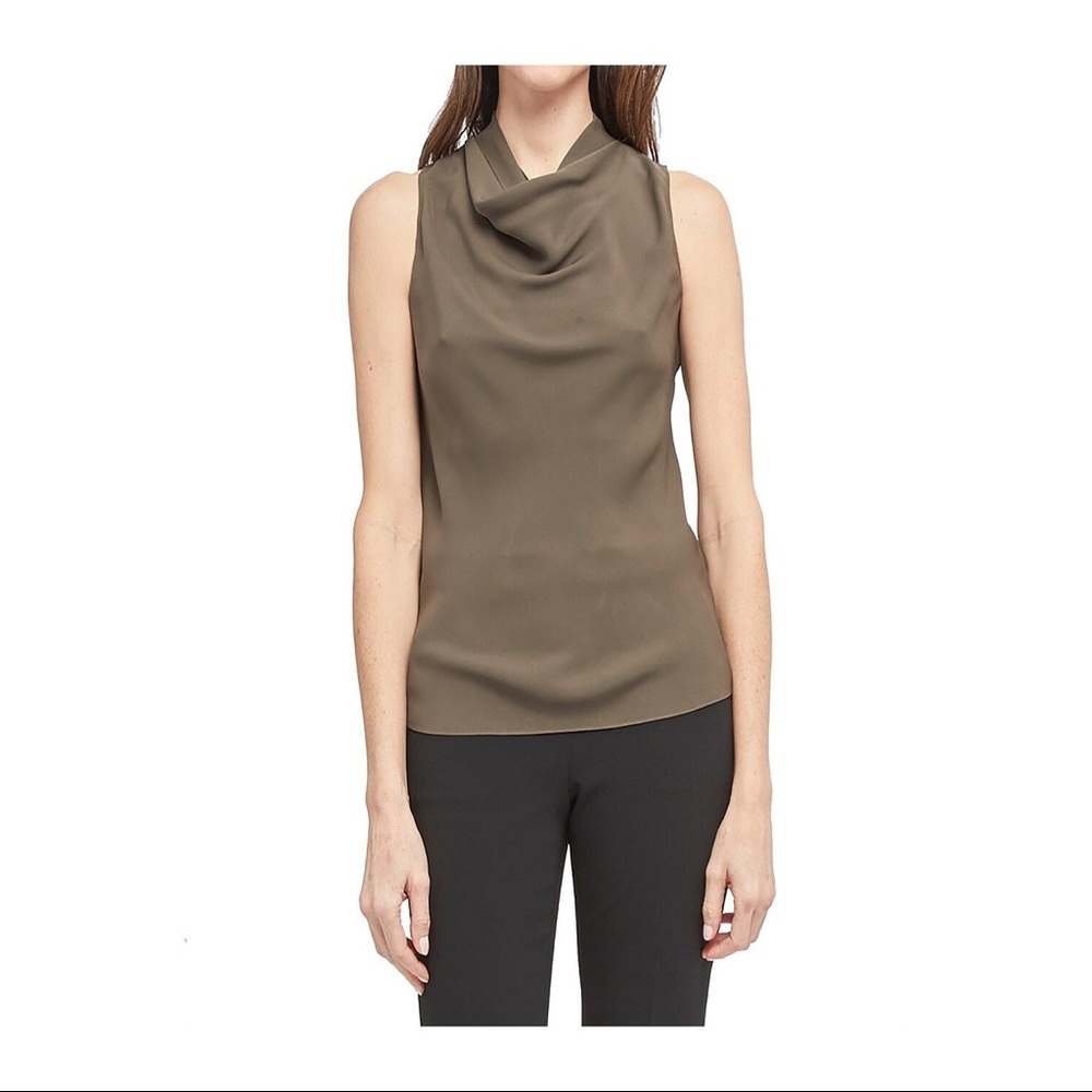 Theory Women's Cowlneck Top size L NWT